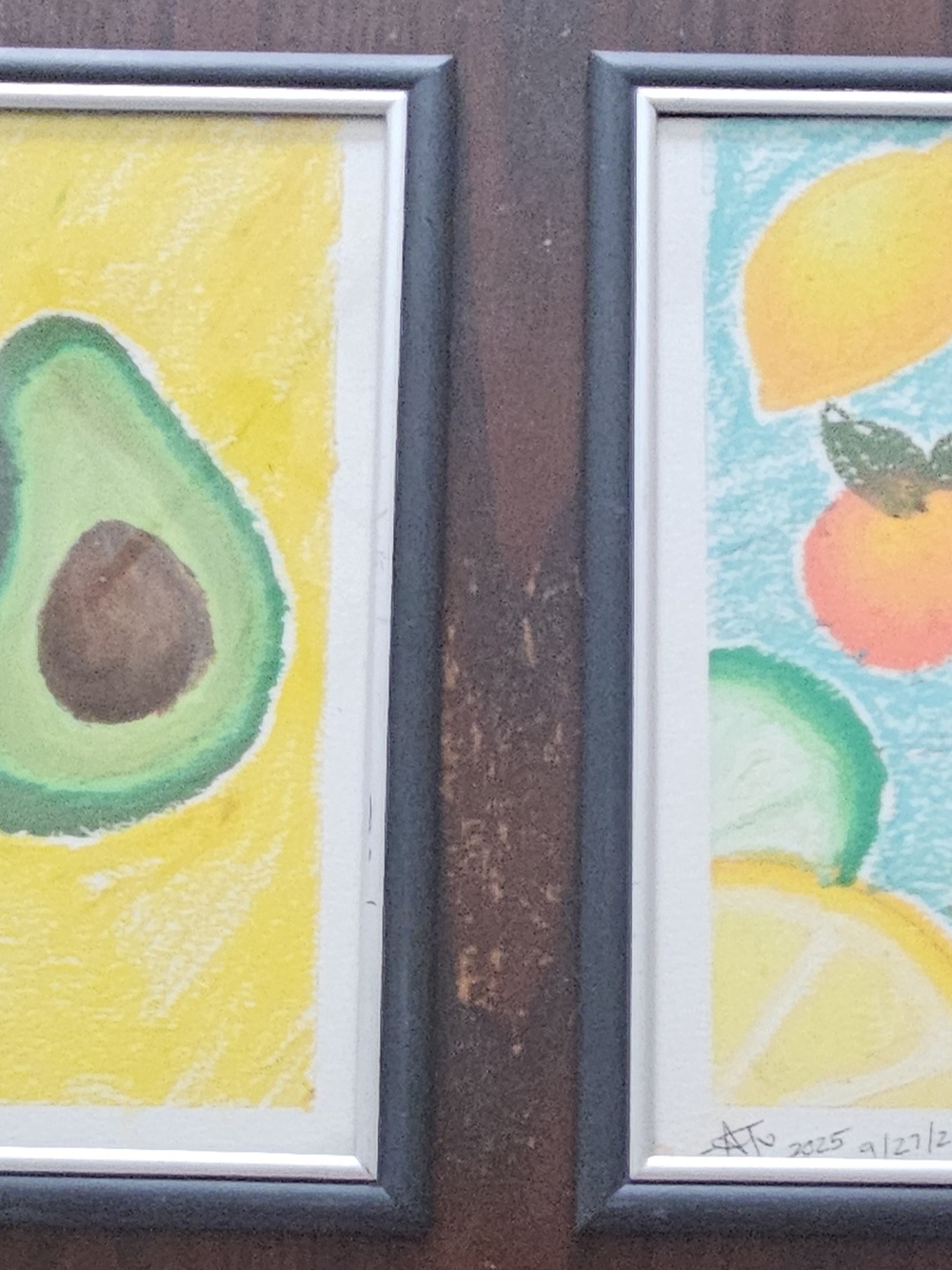 Bright Avocado & Citrus Wall Art Print - Yellow and Green - Picture 2 of 5